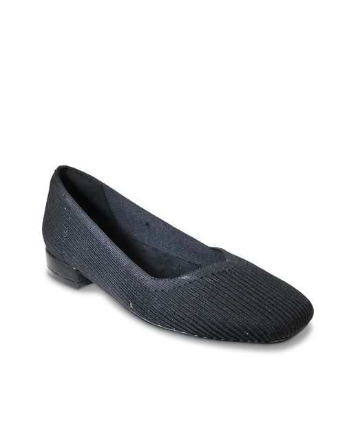David Tate Blue Unika Ballet Flat