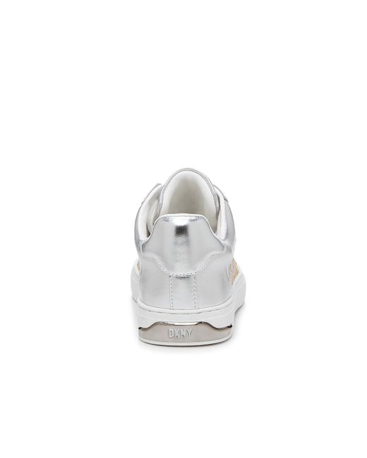 DKNY White Abeni Sneaker