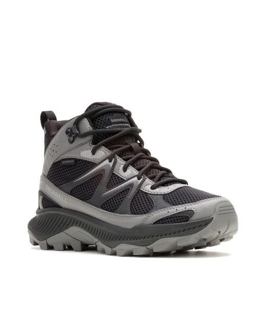 Merrell Black Tempo Exp Mid Hiking Shoe for men