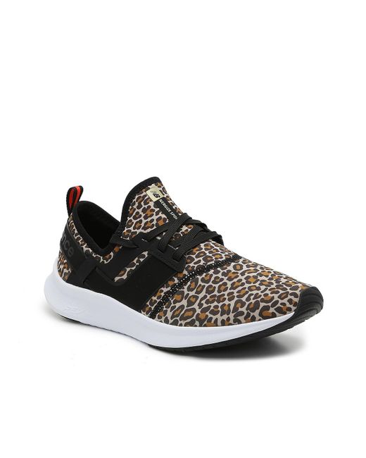 new balance fuelcore nergize black with leopard print