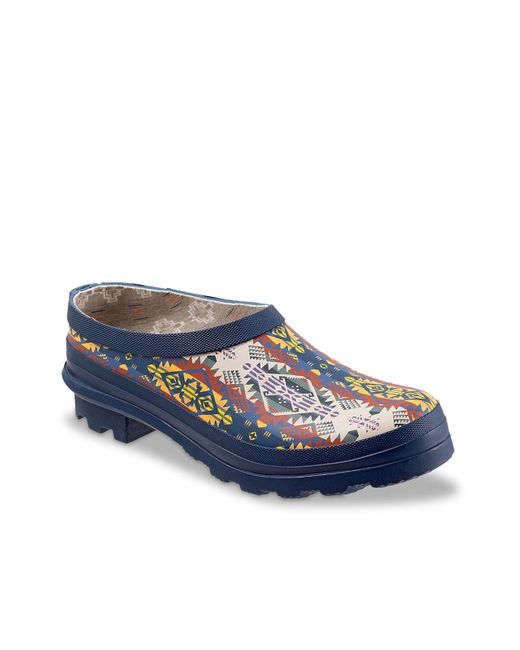 Pendleton Rubber Garden Clog in Blue Lyst