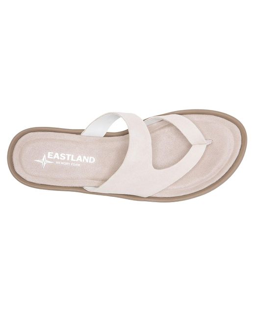 Eastland White Laurel Wedge Sandal