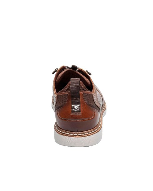 Scarpe Oxford Uomo Stacy Adams Sync Con Lacci Elasticizzati - Nero, Taglia 41 EU, Tomaia Mista, Suola Flessibile