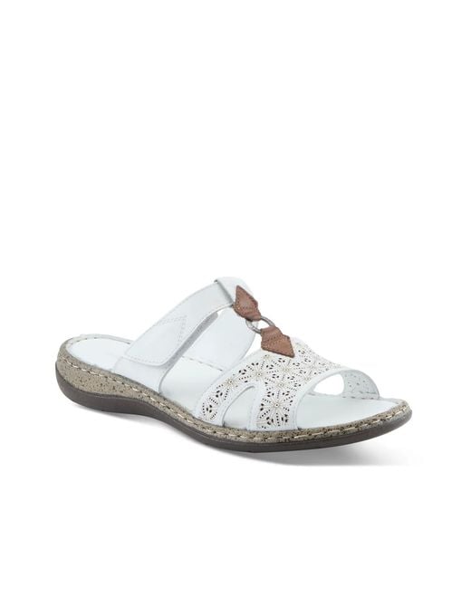Spring Step White Virelle Sandal