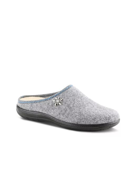 Flexus by Spring Step White Loralee Slipper