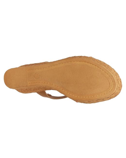 Italian Shoemakers Brown Rayla Wedge Sandal