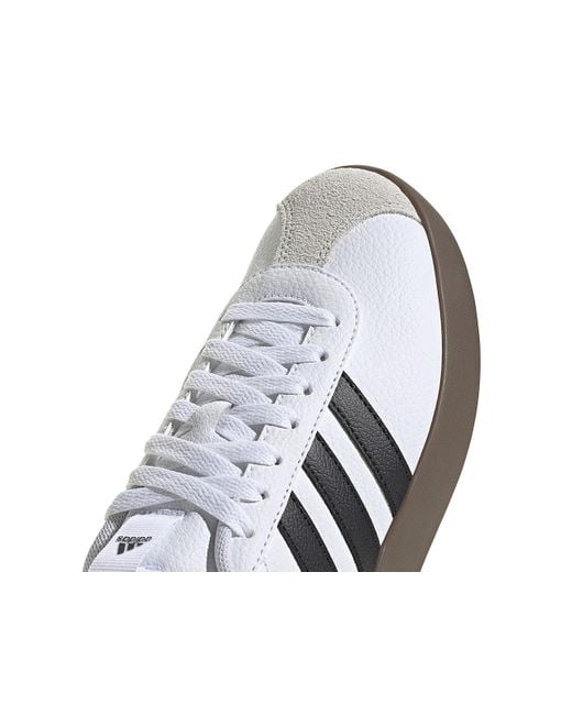 Adidas VL Court 3.0 'White Black' ID8797 - KICKS CREW