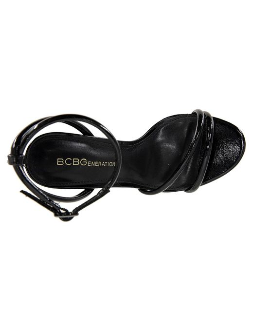 BCBGeneration Black Kendi Platform Sandal