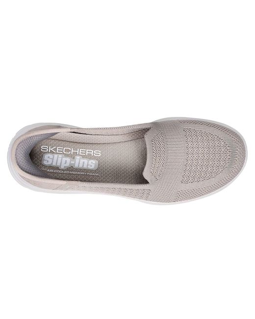 Skechers Slip-ins On The Go Flex Serene Slip-on in Gray | Lyst