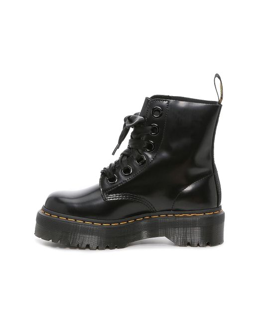 Dr. Martens Molly Platform Boot in Black | Lyst