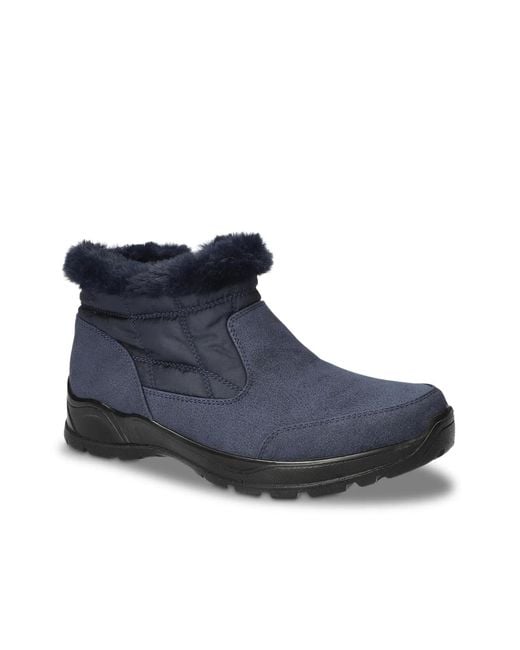 Easy Street Blue Sleet Winter Boot