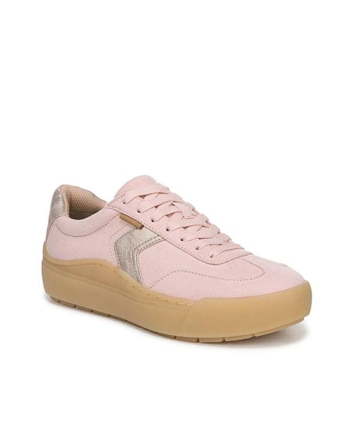 Dr. Scholls Pink Time Off Win Platform Sneaker