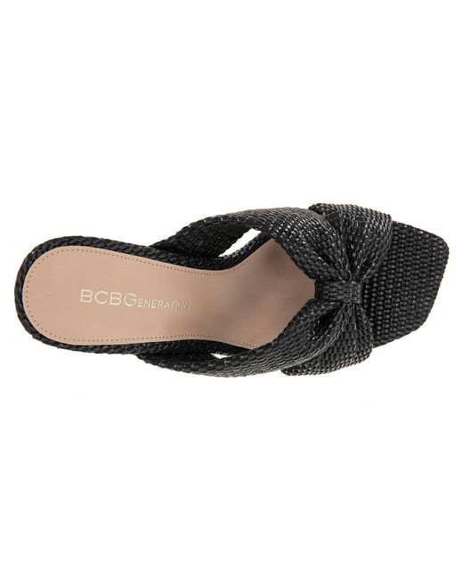 BCBGeneration Black Rooba Sandal