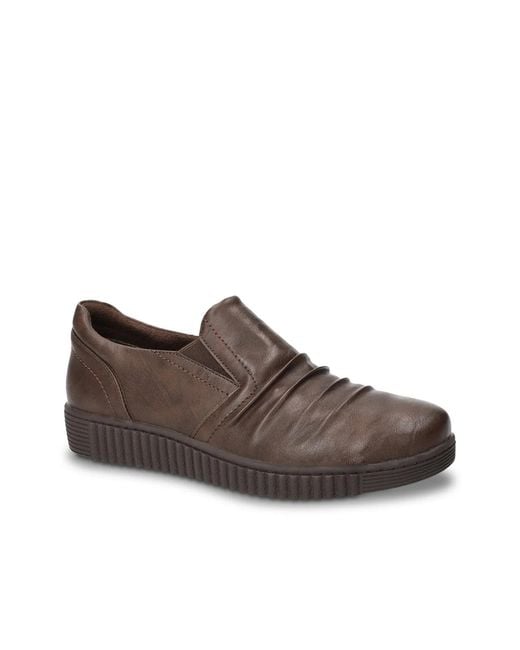 Easy Street Brown Kipper Slipon