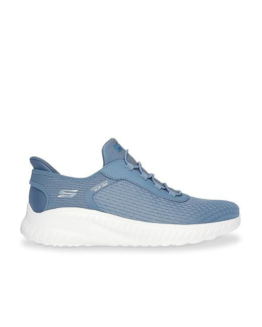 Skechers Blue Hands Free Slip-ins Bobs Sport Squad Chaos In Color Sneaker