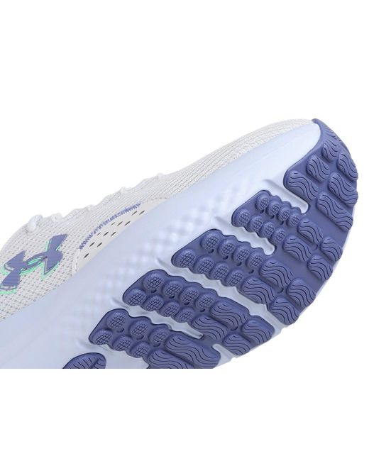 Under Armour White Charged Surge 4 Running Shoe