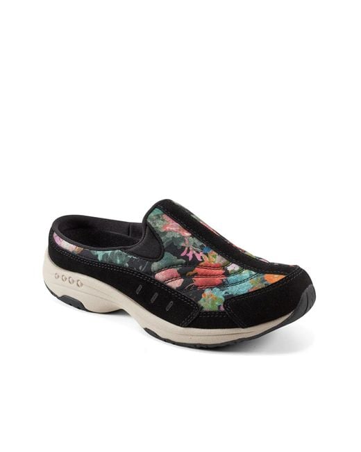 Easy Spirit Black Travel Time Clog