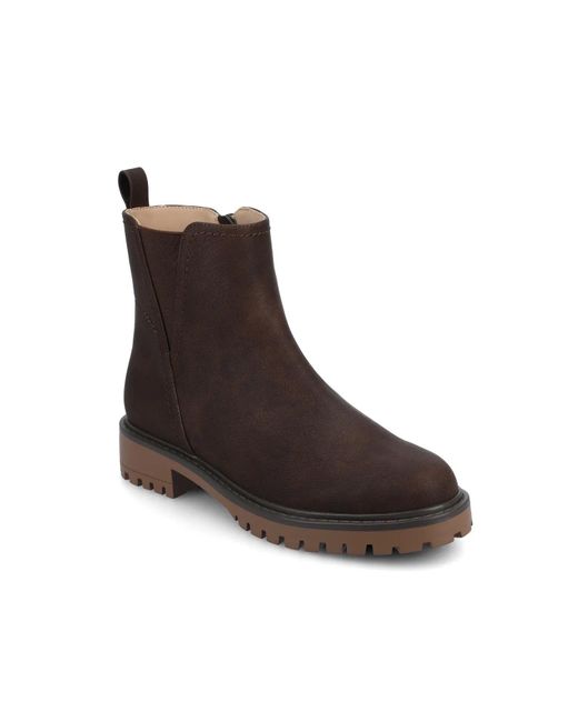 Journee Collection Black Junnah Bootie
