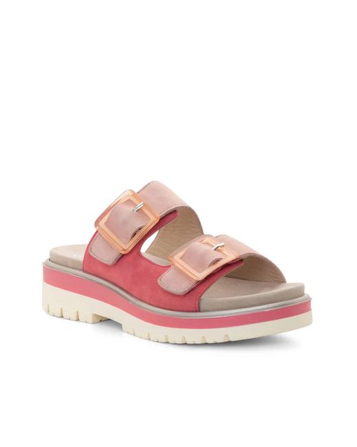 Ara Pink Marbella Wedge Sandal