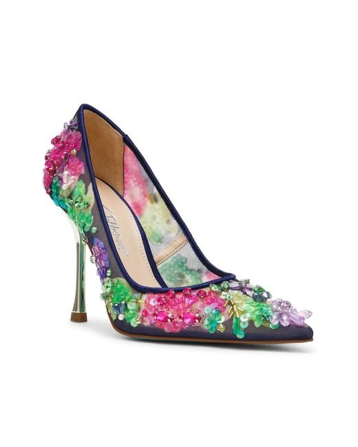 Betsey Johnson Blue Ester Pump