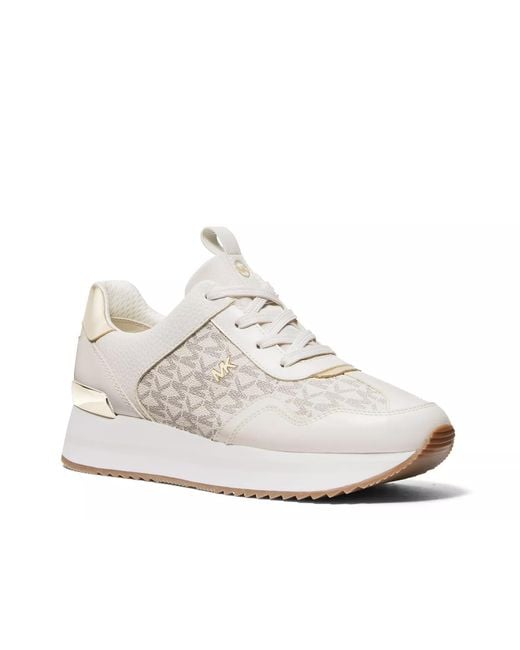 MICHAEL Michael Kors White Raina Trainer Sneaker
