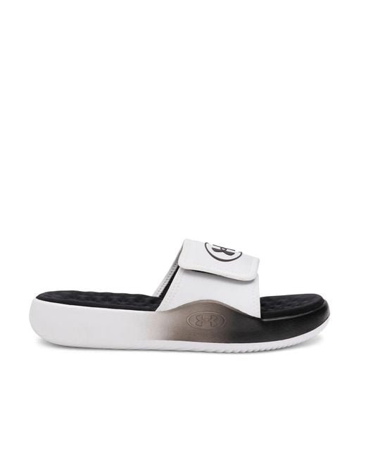 Under Armour Black Ignite Pro 8 Slide Sandal for men