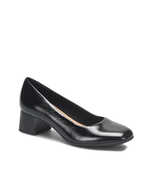 Comfortiva Black Peach Pump