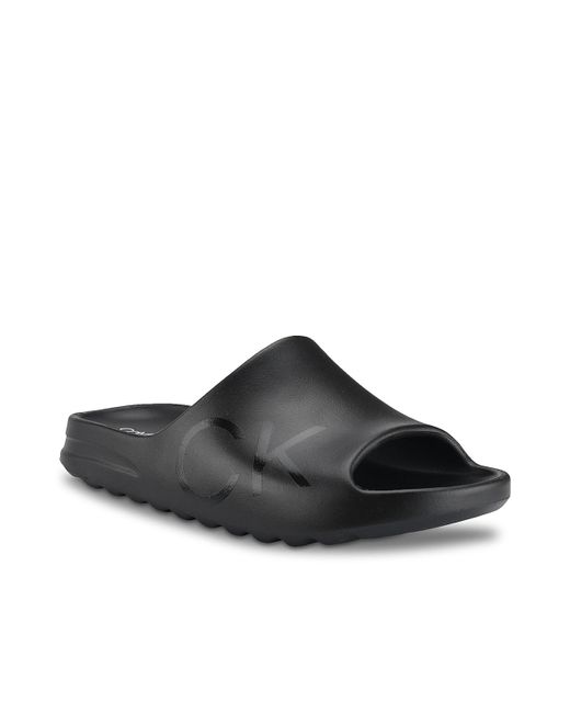 Calvin Klein Black Ocean Slide Sandal for men