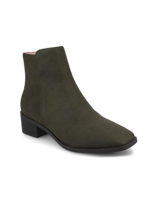 Journee Collection Black Cappri Bootie