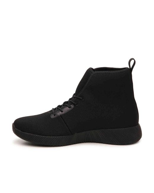kenneth cole black high top sneakers