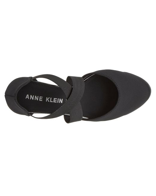 Anne Klein Black Ted Wedge Pump