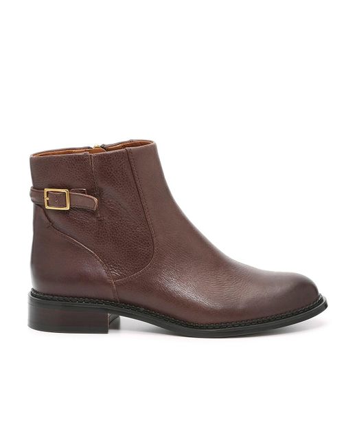 Franco Sarto Hansa Bootie in Brown Lyst