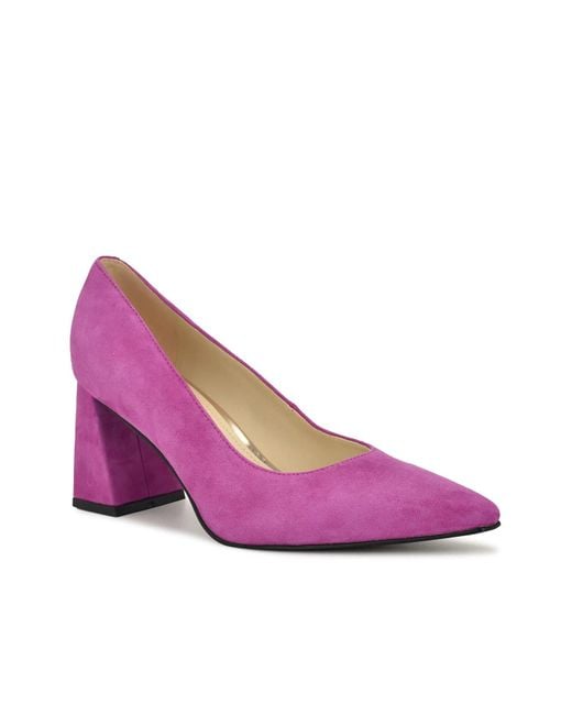 Nine West Women's Purple Monda Pump