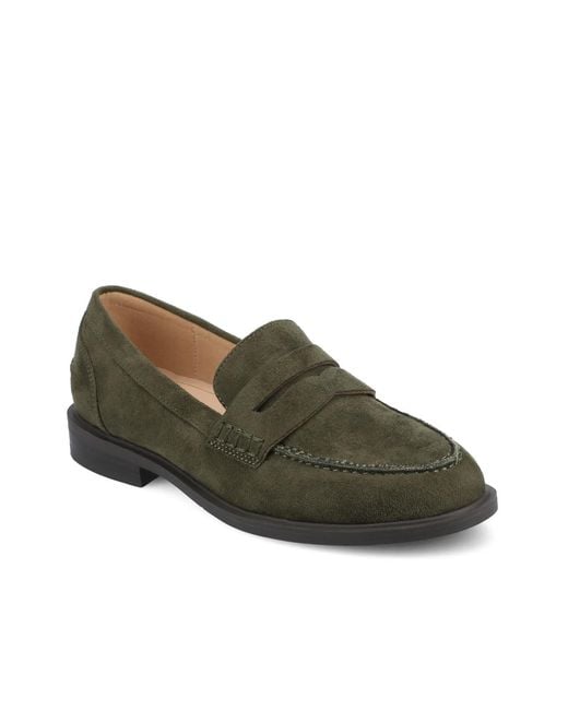 Journee Collection Green Brooks Loafer