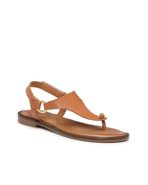 Coach and Four Leather Falco Sandal in Cognac (Brown) - Lyst