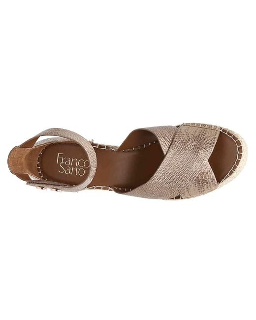 franco sarto takara espadrille wedge sandal