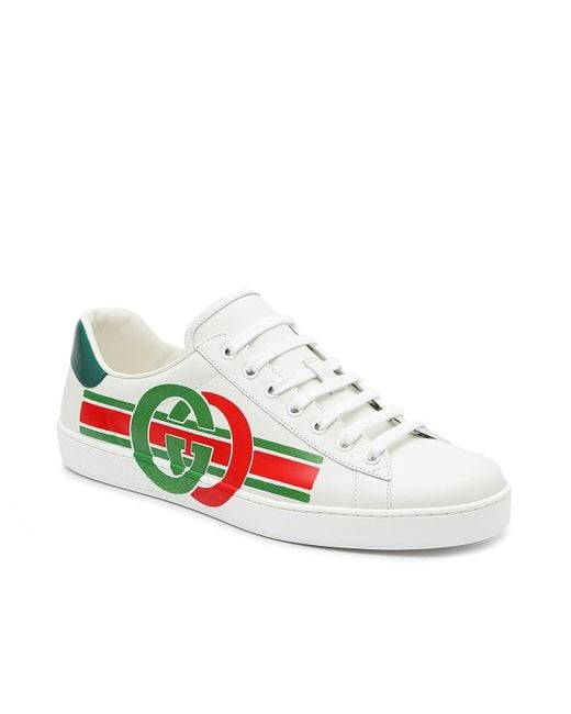 Gucci White New Ace Sneaker for men