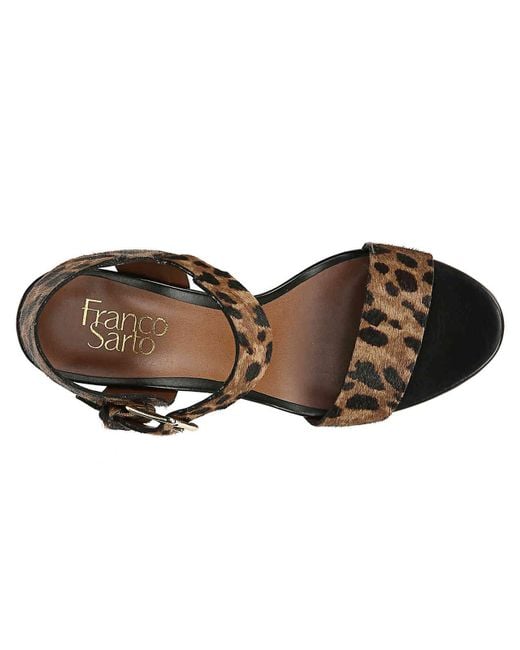 franco sarto cheetah sandals
