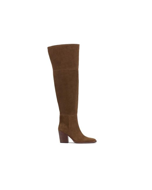 Black suede over the knee boots wide calf best sale