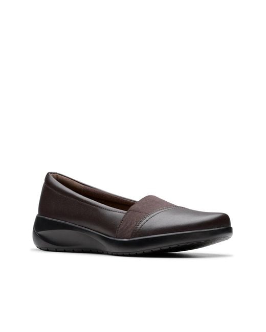 Clarks Black Kaetlyn Rhea Slipon
