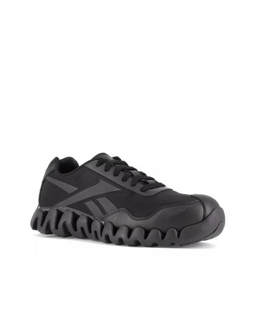 Reebok Black Zig Pulse Composite Toe Work Sneaker