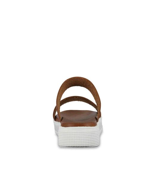 mia women's saige flat sandal