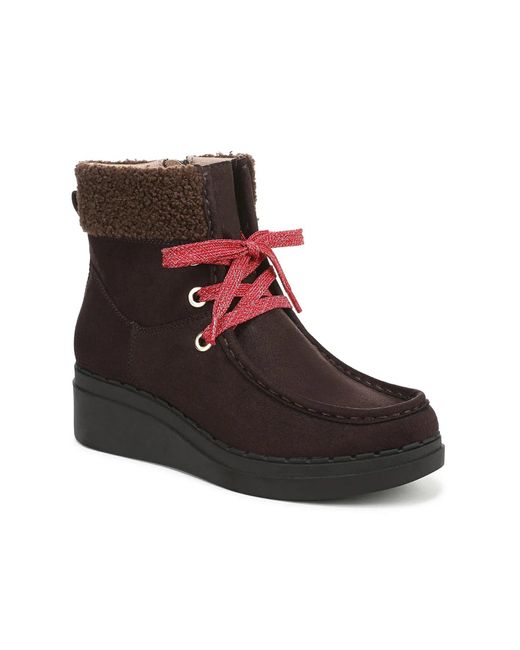 LifeStride Black Devon Wedge Bootie
