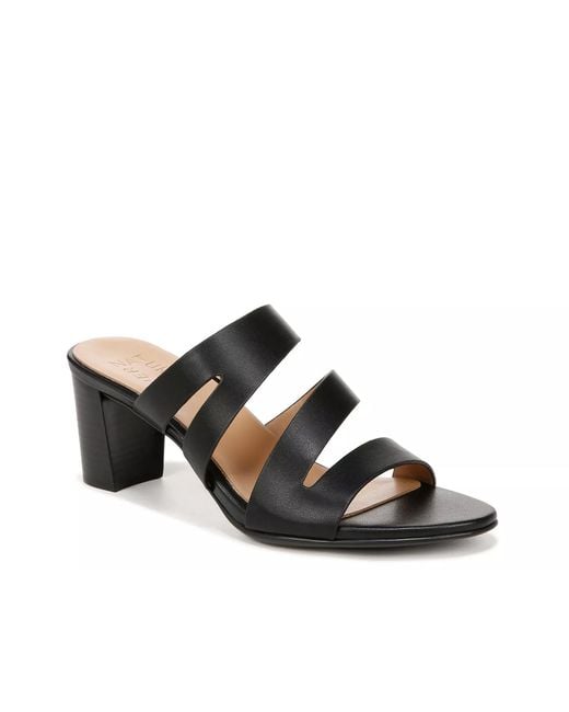 Naturalizer Black Beaming Sandal