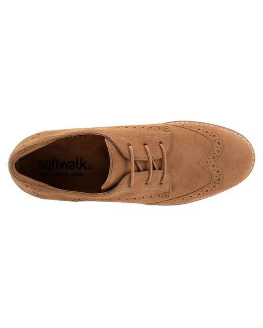 Softwalk® Brown Willet Oxford