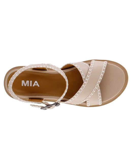 MIA Metallic Cienna Platform Sandal