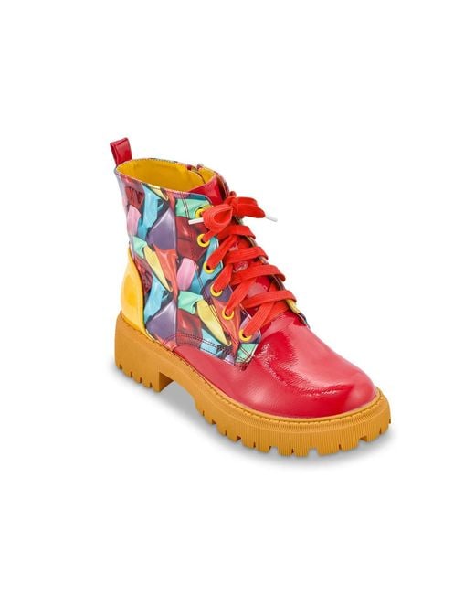 Ninety Union Red Freeway Bootie