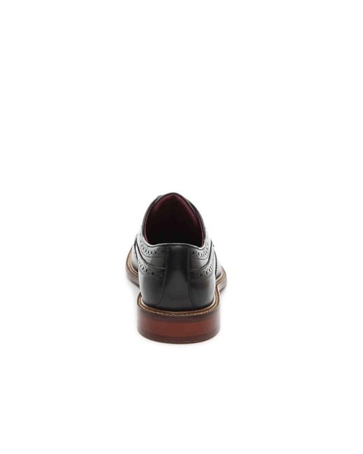 aston grey wingtip shoes