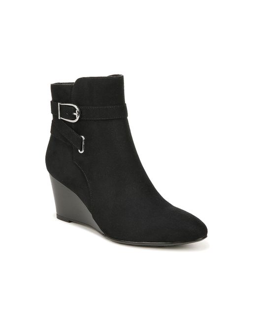 LifeStride Gio Wedge Boot in Black | Lyst