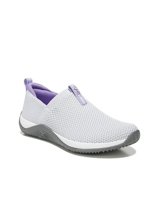 Ryka Echo Knit Slip-on Sneaker in Grey (Gray) - Lyst